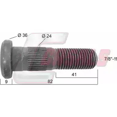 Болт колеса CASALS 11A9IH S GQ9P6F 21272 1420439316
