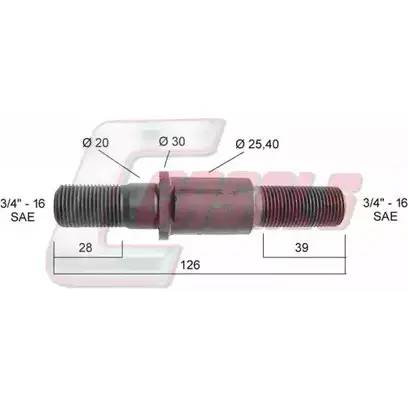 Болт колеса CASALS AQUTX5Z 21313 OE UV51 1420439324
