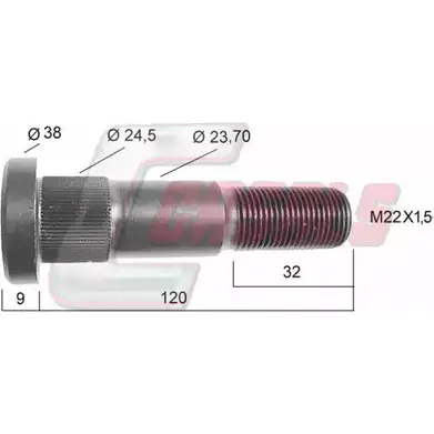 Болт колеса CASALS 1420439330 V3QLM9 V 90368Z 21328