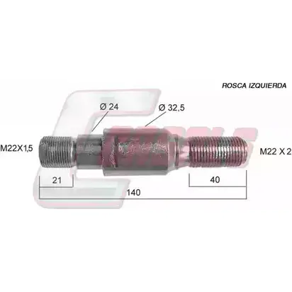 Болт колеса CASALS RQTGAE XUK4V TW 21337 1420439336