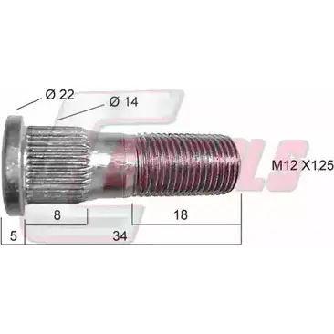 Болт колеса CASALS TYDXL7 6UUG RU 21446 1420439416