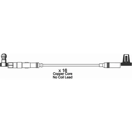 Высоковольтные провода зажигания WAI 1420441631 BFJR7L ZNC 9D ISL781 изображение 0
