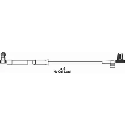 Высоковольтные провода зажигания WAI ISL801 7S AMX SWMU0 1420441646