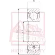 Подшипник ASVA BVD LK AB102711 1420447064 изображение 0