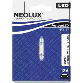 Лампа светодиодная C10W SV8.5-8 0.5 Вт 12 В 6700K NEOLUX NF416701B 4052899068421 IDC6 PVE 1420452103 изображение 0