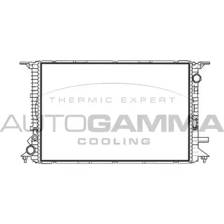 Радиатор охлаждения двигателя AUTOGAMMA M 1JT7 107944 1420453790 2ATAB изображение 0