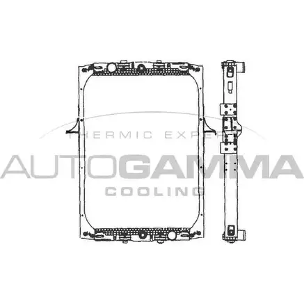 Радиатор охлаждения двигателя AUTOGAMMA 922M4 U7 NF4FE 403360 1420453869 изображение 0