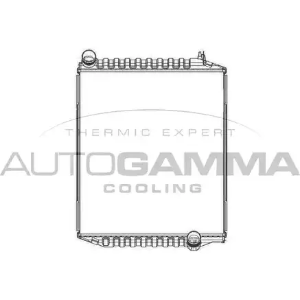 Радиатор охлаждения двигателя AUTOGAMMA VOV6 X 2V9GK 1420453878 405562 изображение 0