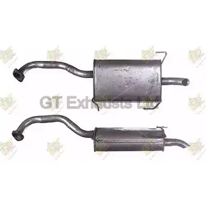 Задний глушитель GT EXHAUSTS 1420466285 2UXE K GDT624 2NHYGR изображение 0