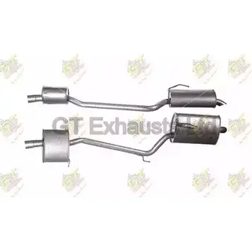 Задний глушитель GT EXHAUSTS 1420466974 QFHLY 3 QWGD2 GHA388