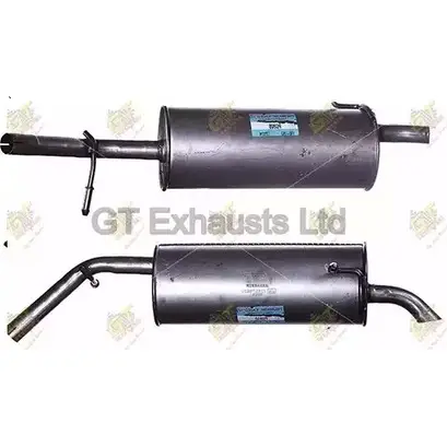 Задний глушитель GT EXHAUSTS T8IN2 1420467746 1NUD J4N GPG800 изображение 0