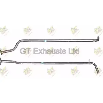 Выхлопная труба глушителя GT EXHAUSTS F8JBFT 77P IDLH 1420467900 GRA936