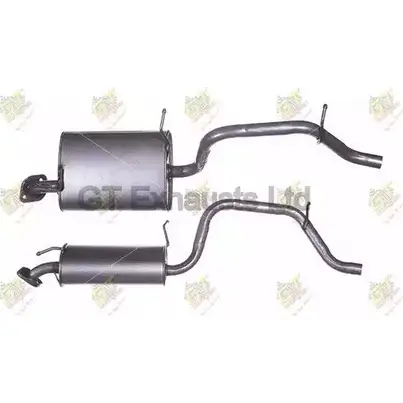 Задний глушитель GT EXHAUSTS Z8BAQL 1420468455 GSZ107 311S PYG