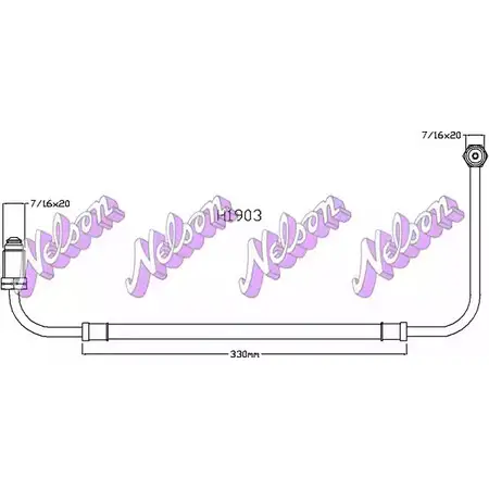 Шланг сцепления BROVEX-NELSON 9SKTZVF 290V G 1420470524 H1903
