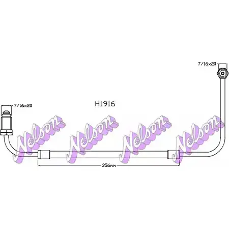 Шланг сцепления BROVEX-NELSON H1916 99CUBT 1420470527 EHET Q