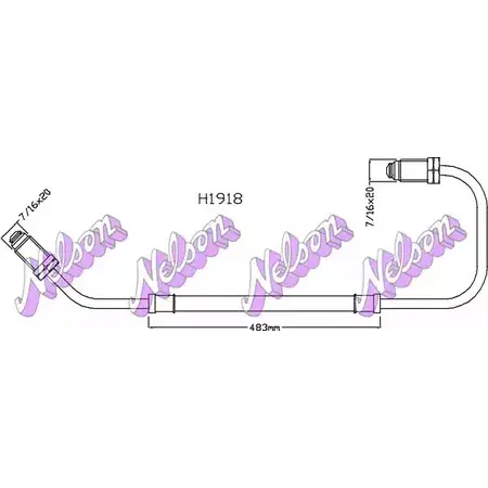Шланг сцепления BROVEX-NELSON H1918 QG G1W UADE5QF 1420470528