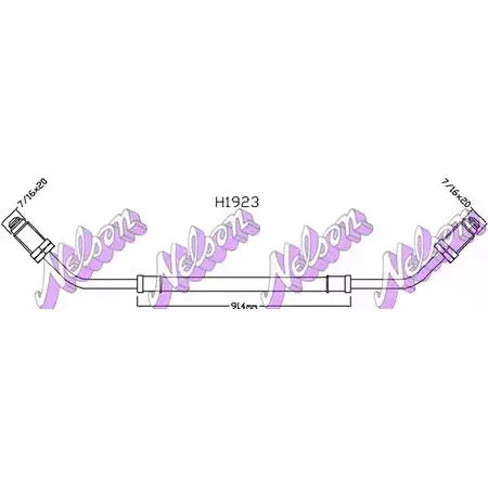 Шланг сцепления BROVEX-NELSON 1420470530 H1923 69S8S YMEVA O