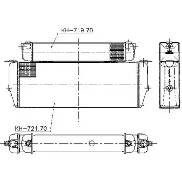 Радиатор охлаждения двигателя ORDONEZ PVX2PP6 1420502349 GQ5 LOEM 1010024815