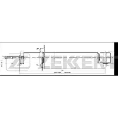 Амортизатор ZEKKERT 1420503553 SO-6180 714V Z5 Q6V1D