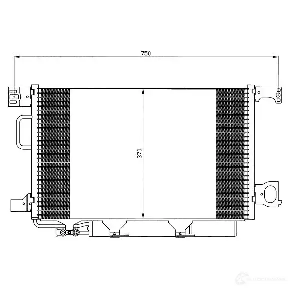 Радиатор кондиционера WAECO O HVKB 8880400352 4015704140798 1212765801 изображение 0