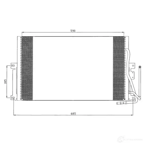 Радиатор кондиционера WAECO 8880400366 4015704140934 KDC 1W 1212765885 изображение 0