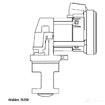 Клапан EGR WAHLER 7625D 865725 4029783010361 J IC2A - Изображение 1