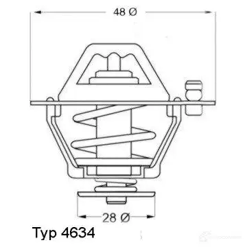 Термостат WAHLER 4029783007651 F2EP 9O 4634.76 865564 - Изображение 1