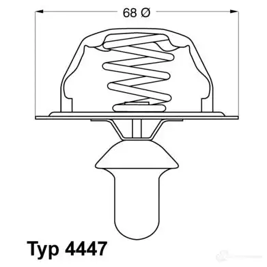 Термостат WAHLER 4029783006609 AX 1TY 4447.85D 865524 - Изображение 1