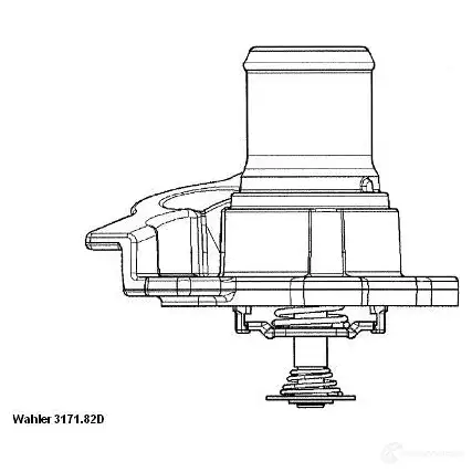 Термостат WAHLER 4029783009518 865175 3171.82D 8KCT K9 - Изображение 1