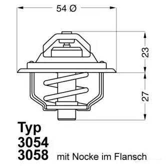 Термостат WAHLER 3054.92D 865133 4029783001277 W E144Q