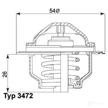 Термостат WAHLER 865207 3472.87D 06 P89 4029783007774 - Изображение 1