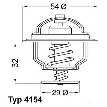 Термостат WAHLER 865422 4154.88D Q4H1C0 H 4029783003202 изображение 0