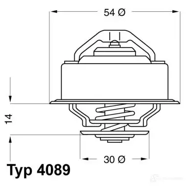 Термостат WAHLER 4029783002755 865260 UMSDS NQ 4089.87D изображение 0
