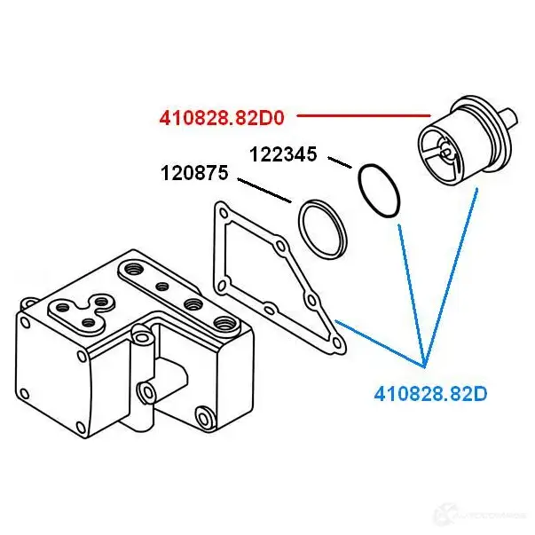 Термостат WAHLER 410828.82D E 2858855873A9 865346 J0LLCO изображение 0