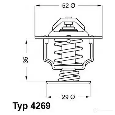 Термостат ож WAHLER 426978 0Z3D S 4029783003943 1423280138