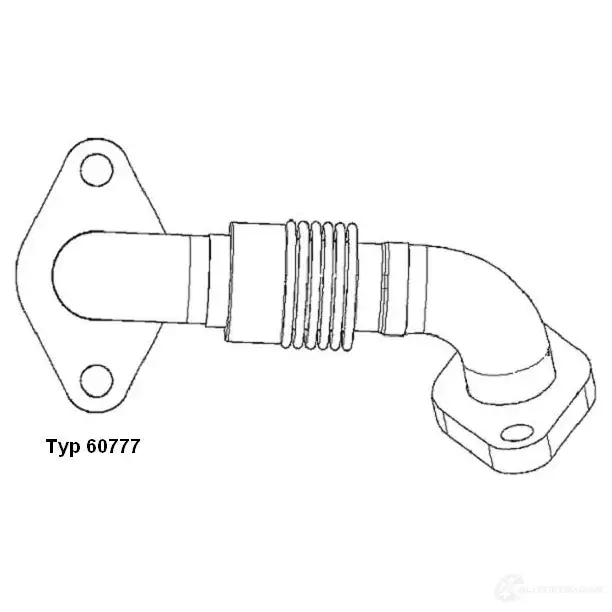 Трубка клапана EGR WAHLER 865639 5P SDX 60777D 4029783010118 - Изображение 1