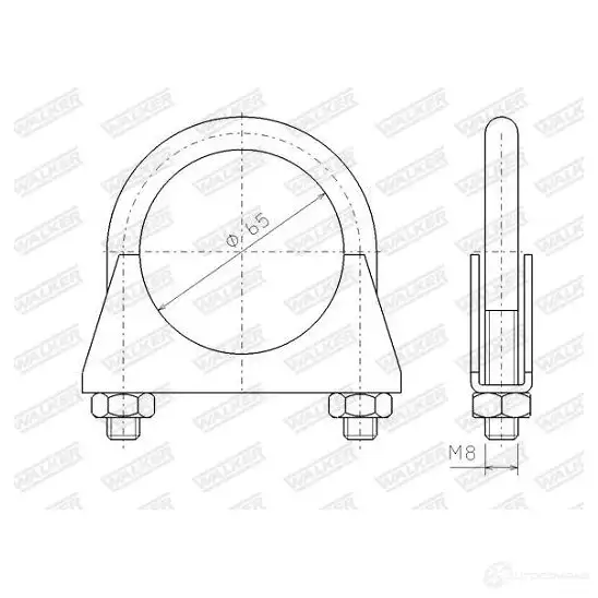 Cl exhaust system WALKER 132311 3277490823137 ZQ2345 4 82313 изображение 2