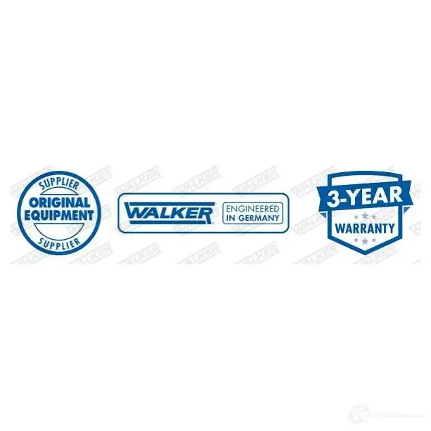 Выхлопная труба глушителя WALKER 122834 07585 97GE1 4D 3277490075857 изображение 8