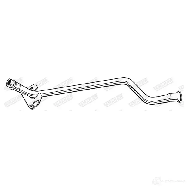 Выхлопная труба глушителя WALKER 5F1LB D 123388 09121 3277490091215 - Изображение 1