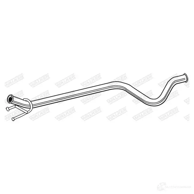 Выхлопная труба глушителя WALKER 3277490092465 123450 Z W64KBJ 09246 - Изображение 1