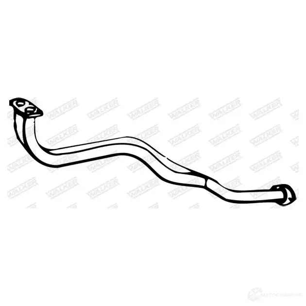 Выхлопная труба глушителя WALKER 07837 3277490078377 NUA7V E 122937 изображение 0