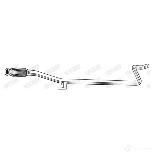 Выхлопная труба глушителя WALKER IE771 Z 123652 10370 3277490103703 - Изображение 1