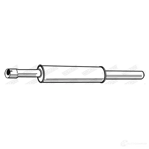 Передний глушитель WALKER MW 1QU0Y 3277490083104 123089 08310 - Изображение 1