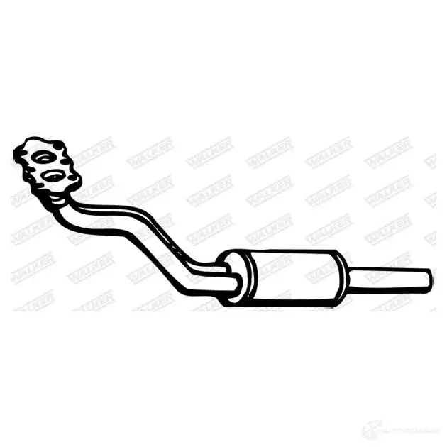 Передний глушитель WALKER 124394 7CMWC F 13348 3277490133489 - Изображение 1