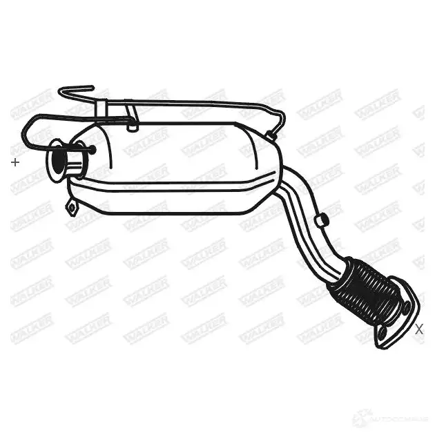 Сажевый фильтр WALKER 1437136748 MZ MW0 73273 - Изображение 1