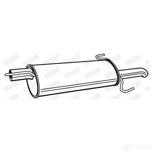 Задний глушитель WALKER 9 0IIC 3277490199652 127528 19965 - Изображение 1