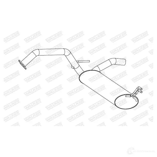 Задний глушитель WALKER A52V 57 1439111291 25285