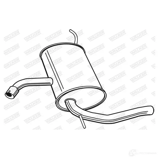 Задний глушитель WALKER 130021 23261 PCE3 Y6 3277490232618 - Изображение 1