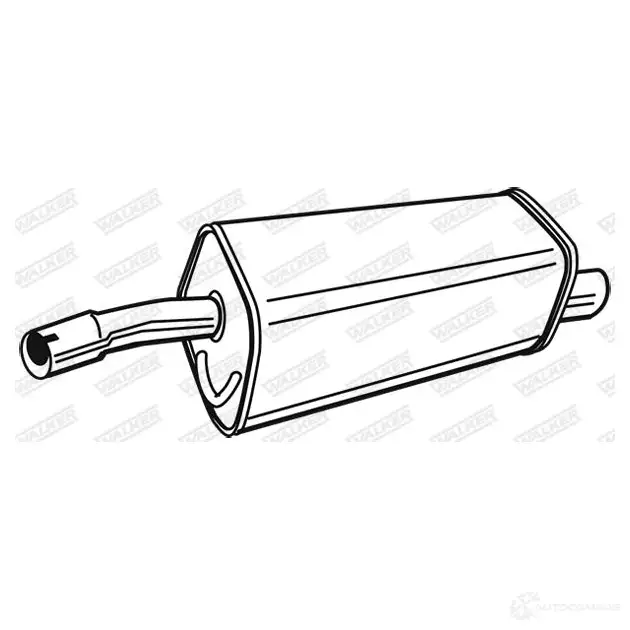 Задний глушитель WALKER 71399 131157 50EG FVA 3277490713995 изображение 0