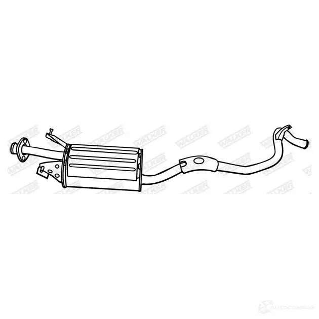 Задний глушитель WALKER 21061 3277490210616 W5 FOU 128305 изображение 0